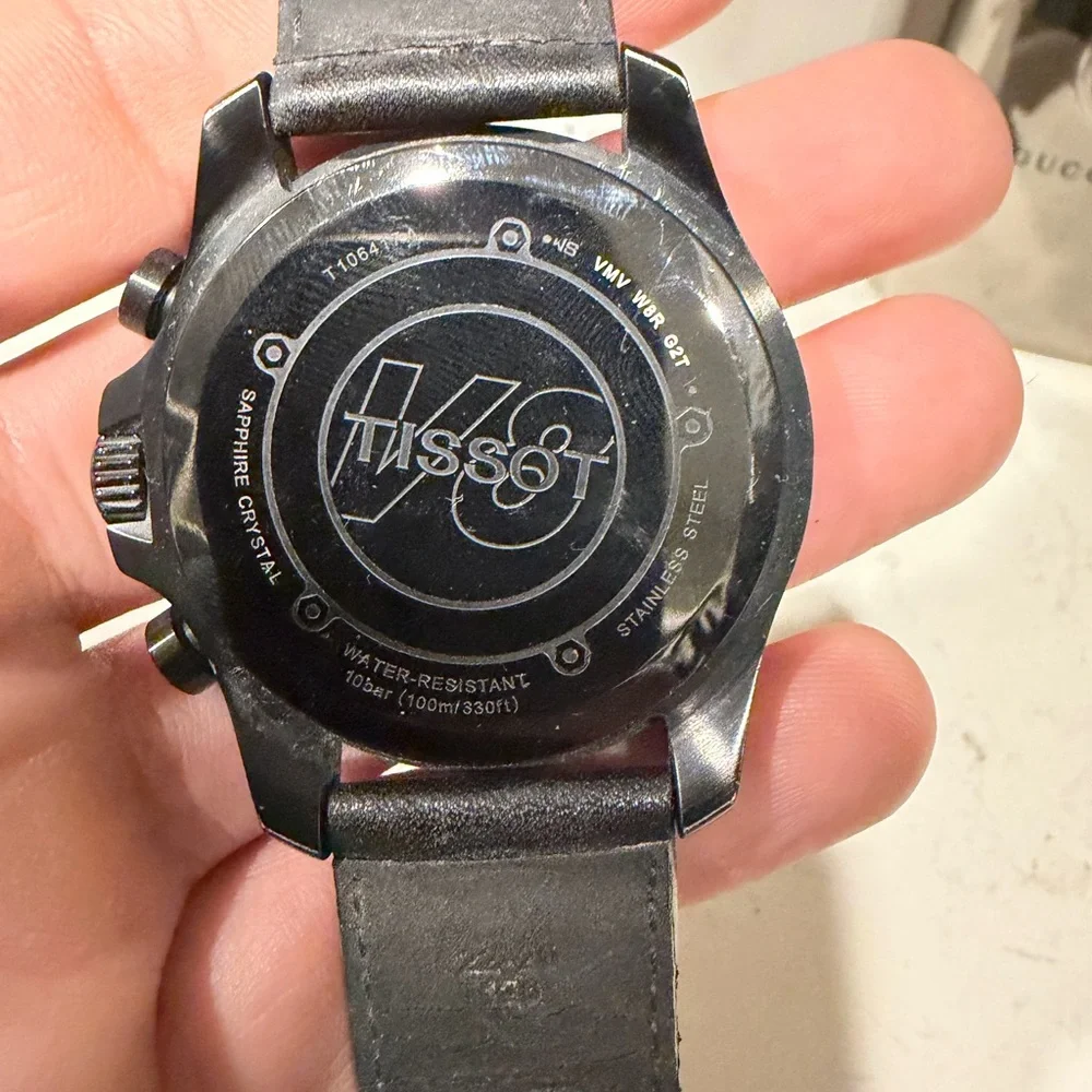 Tissot Black Tachymeter Chronograph Watch - Picture 2 of 4